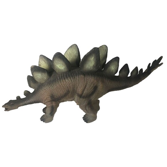 STEGOSAURUS Soft touch, Toys-R-US Xtra Large 19" Realistic Rubber DINOSAUR - Picture 2 of 11